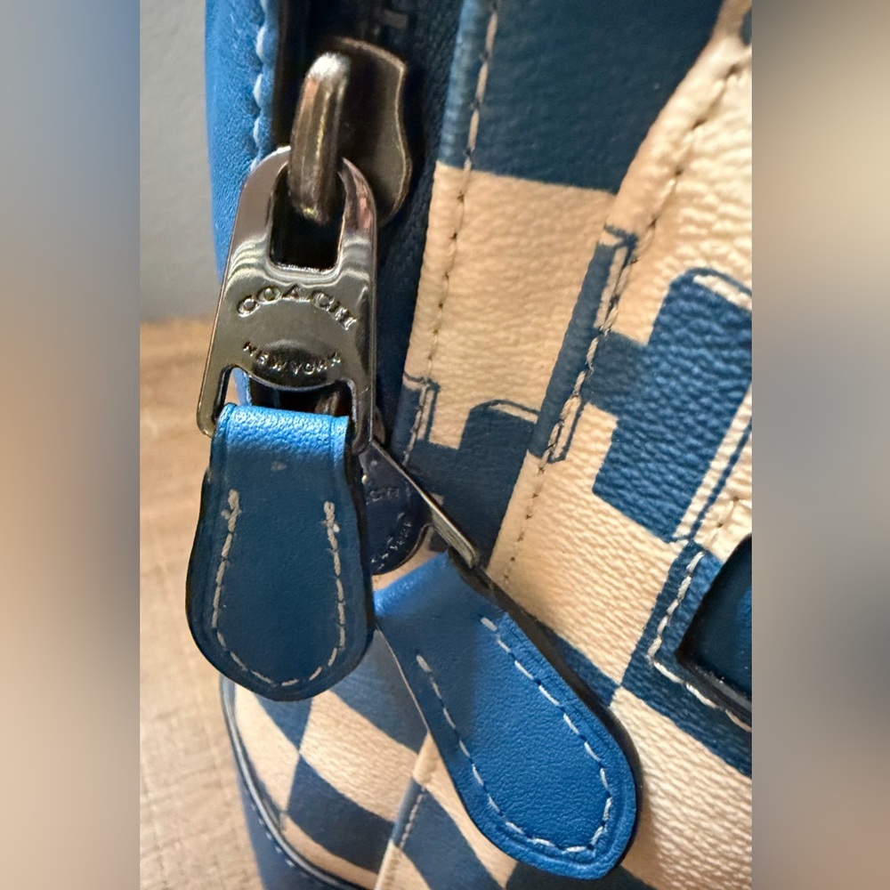 Coach West Pack Checkerboard Sling Bag - Picture 8 of 14